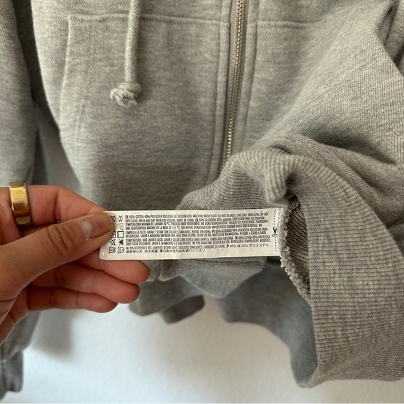 Forever 21 Cupids Club Hoodie Zip-Up Sweatshirt - Picture 5 of 7